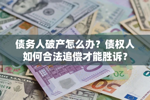 济南债务人破产怎么办？债权人如何合法追偿才能胜诉？