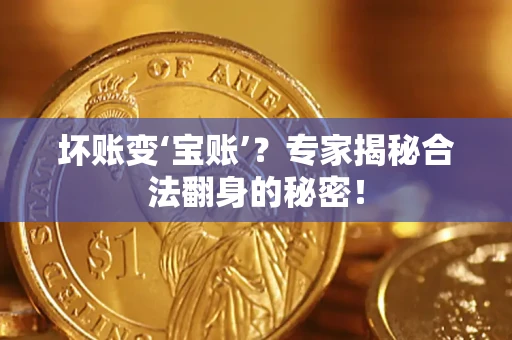 济南坏账变‘宝账’？专家揭秘合法翻身的秘密！