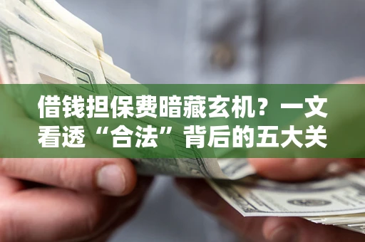 济南借钱担保费暗藏玄机？一文看透“合法”背后的五大关键陷阱