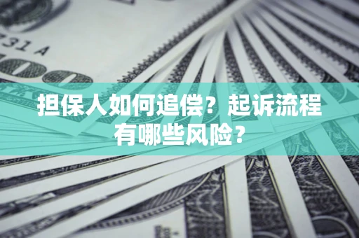 济南担保人如何追偿？起诉流程有哪些风险？