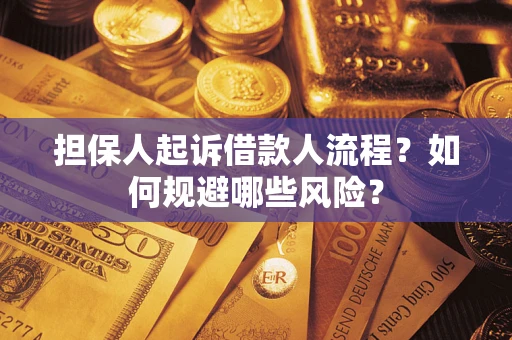 济南担保人起诉借款人流程？如何规避哪些风险？