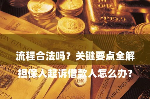 济南

担保人起诉借款人怎么办？流程合法吗？关键要点全解析